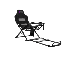 lorgar flex raf1, sim racing cockpit advanced, foldable, 150x72x113 cm playing, 38x72x126cm folded, black