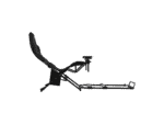 lorgar flex raf1, sim racing cockpit advanced, foldable, 150x72x113 cm playing, 38x72x126cm folded, black