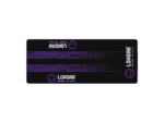 lorgar rx1fm, sim racing floor mat advanced, stitched edge, 1,700x700x3 mm, black/purple