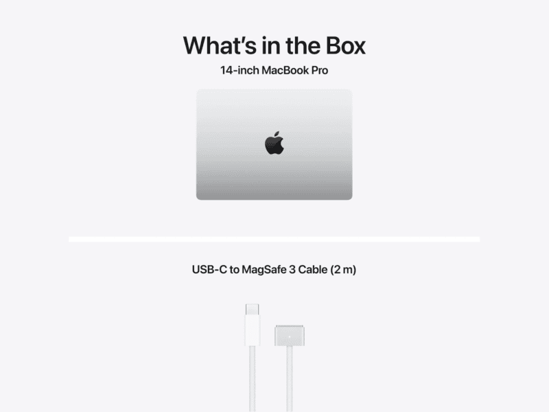 apple 14" macbook pro m5, 24gb ram, 2tb ssd, mac os, silver