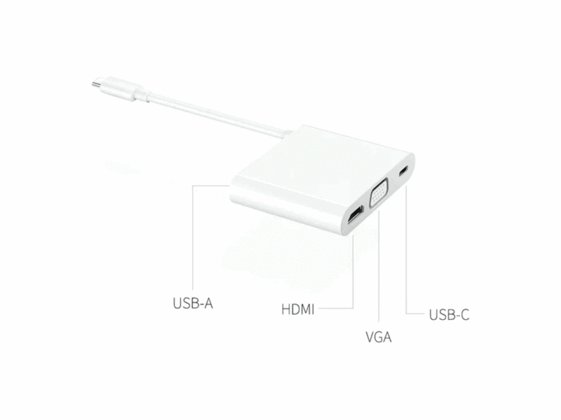 set multiple outputs with one device. this docking station supports hdmi vga usb a and usb c to meet the needs of your data transmission projection charging and other multi scene needs. simple and easy to use.