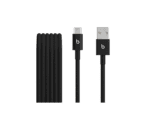 beats usb a to usb c woven cable (1.5 m) bolt black