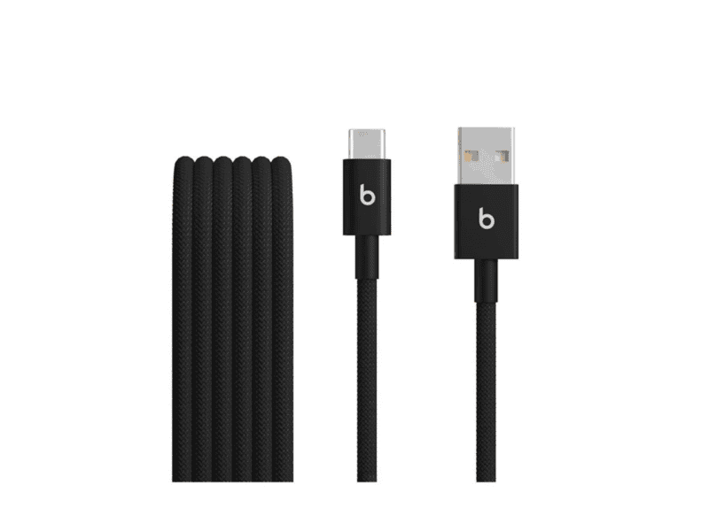 beats usb a to usb c woven cable (1.5 m) bolt black beats usb a to usb c woven cable (1.5 m) bolt black