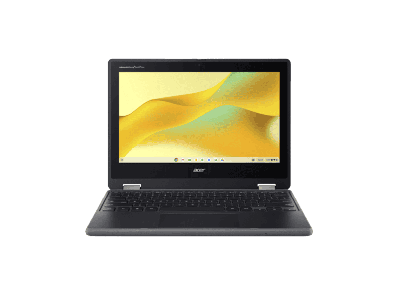 acer chromebook spin 511 11.6" hd ips touch celeron n150 4 gb lpddr5  emmc 32gb micro sd card reader wifi6e+bt hd usb camera 5maf mipi 53wh li ion battery 65w google chrome os 3 years carry in (r757t tco c70y)