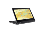 acer chromebook spin 511 11.6" hd ips touch celeron n150 4 gb lpddr5  emmc 32gb micro sd card reader wifi6e+bt hd usb camera 5maf mipi 53wh li ion battery 65w google chrome os 3 years carry in (r757t tco c70y)
