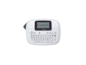 brother handheld 2 line label printer/ 9 12 mk tapes/ adapter included