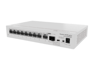 huawei s110 8p2st unmanaged switch 8 x 10/100/1000base t ports, poe+, 1 x ge sfp port, 1 x 10/100/1000base t port