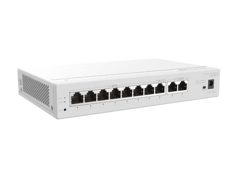 huawei multi service gateway, 2 x ge wan, 8 x ge lan(poe+, 124w), up to 350 users,forwarding performance 2gbps