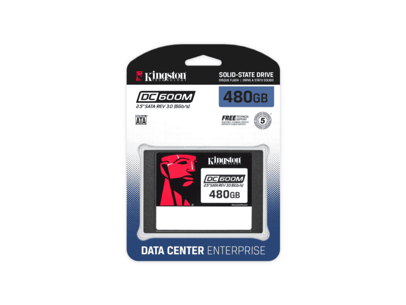 kingston 480g dc600m (mixed use) 2.5'' enterprise sata ssd