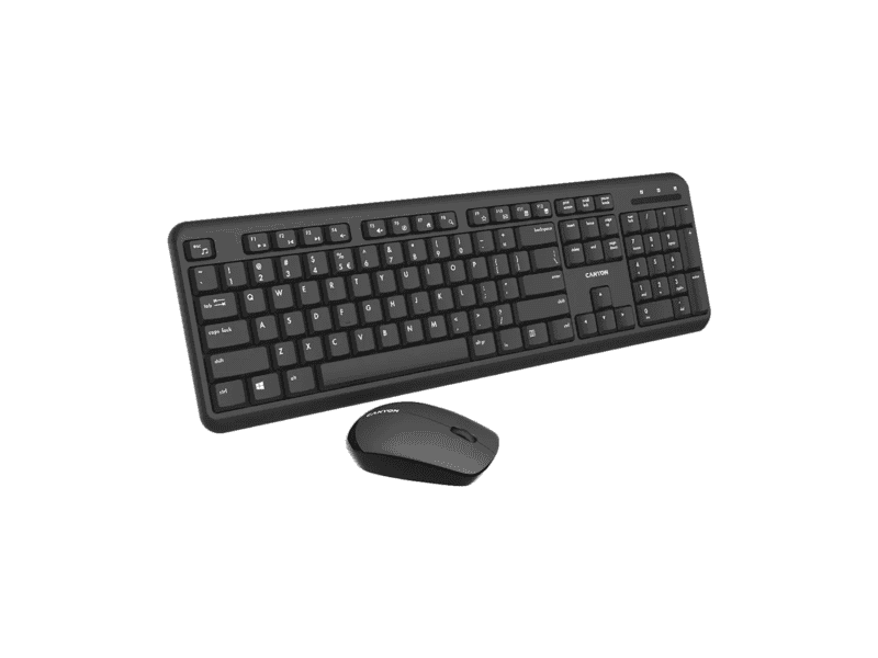 canyon set w20 uk/us keyboard+mouse velvet wireless black