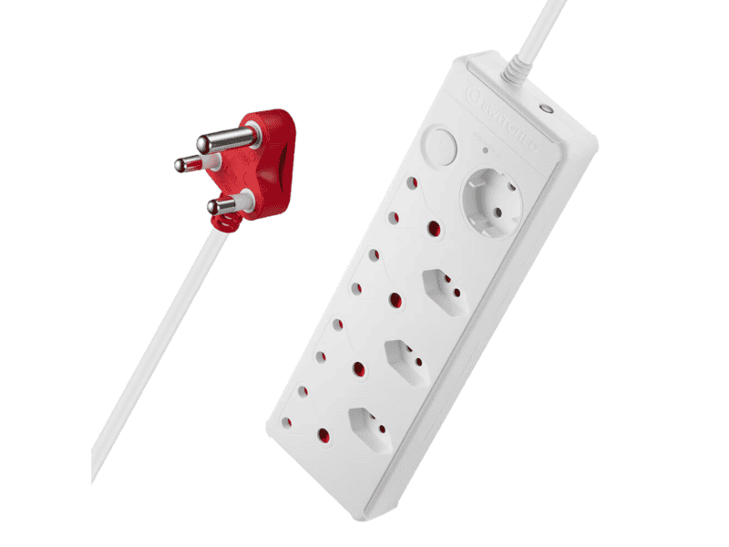 switched medium surge 8 way multiplug 0.5m switched medium surge 8 way multiplug 0.5m