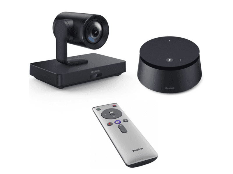 yealink uvc85 byod video conferencing system uvc85,vcr20 remote, cp50 speakerphone