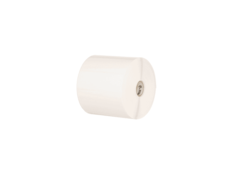 zebra label; polyester; 76x51mm; thermal transfer; z ultimate 3000t white; permanent adhesive; 76mm core; 6 units per box
