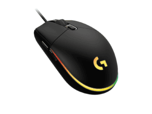 logitech g203 lightsync wired gaming mouse black