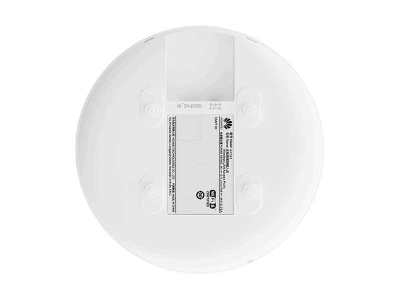 huawei wireless ap362 wi fi 6, indoor, dual radio , 2*2 mu mimo, 1*ge base t, internal smart antennas