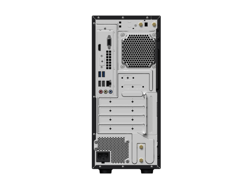 asus expertcenter d501mer / mini tower 15l/ intel® core™ i5 14400 processor 2.5ghz (20mb cache up to 4.7ghz 10 cores 16 threads) intel® b760 chipset / 8gb ddr5 u dimm / 512gb m.2 2280 nvme™ pcie® 4.0 ssd / without optical drive / wi fi 6(802.11ax) (dual band) 2*2 + bluetooth® 5.4 wireless card / 180w power supply (80+ bronze peak 228w) / windows 11 pro / black / wired keyboard + wired optical mouse / incl. 3.5" hdd assembly kit / 3y onsite service(next business day)