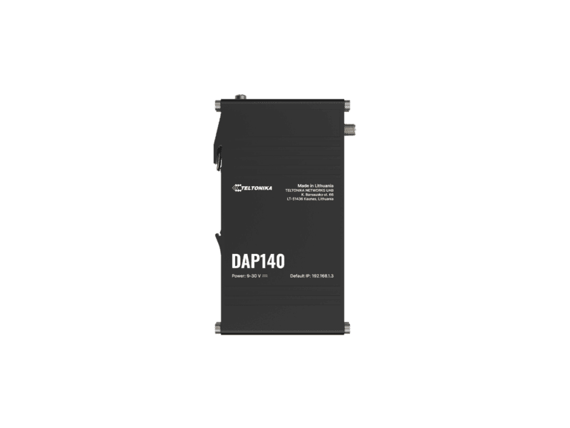 teltonika dap140 ap wi fi 4 with wi fi mesh, 2 x 10/100 rj45, din rail mount