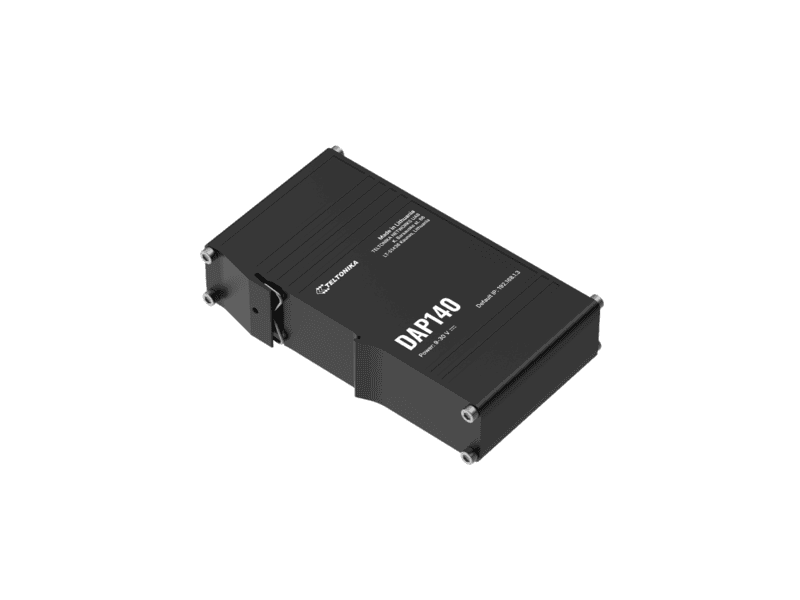 teltonika dap140 ap wi fi 4 with wi fi mesh, 2 x 10/100 rj45, din rail mount