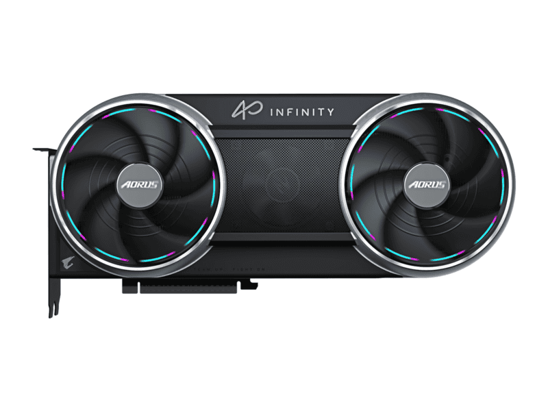 gigabyte nvidia geforce rtx 5090 aorus infinity 32gb gddr7; 512 bit memory bus; 1x hdmi; 3x displayport; min 1000w psu. .