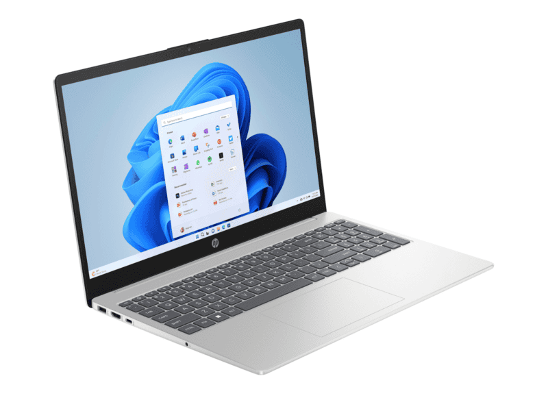 hp 15s 15.6" fhd ultraslim core i5 1334u 8gb 512gb win 11 home silver notebook
