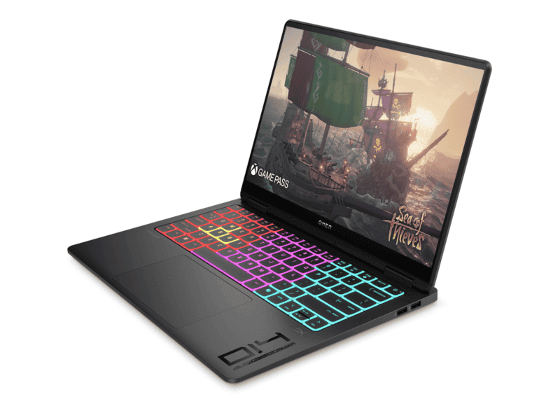 hp omen 14" ultra 7 255h 32gb 1tb geforce rtx 5060 8gb win 11 home black notebook