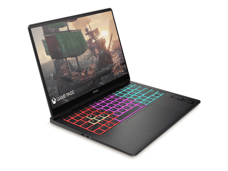 hp omen 14" ultra 7 255h 32gb 1tb geforce rtx 5060 8gb win 11 home black notebook