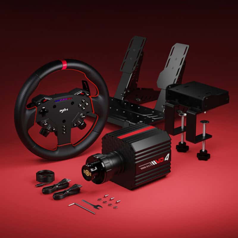 pxn vd4bundleabt pxn vd4 direct drive sim racing wheel – pd hm dual pedal – z8 clamp bundle black wr 07a.jpg