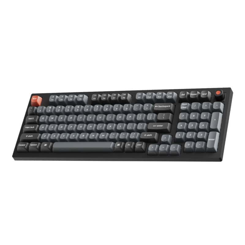 v5u d1 keychron v5 ultra 96 8k red switch hot swap keychron silk pom rgb wireless keyboard black wr 04a.jpg