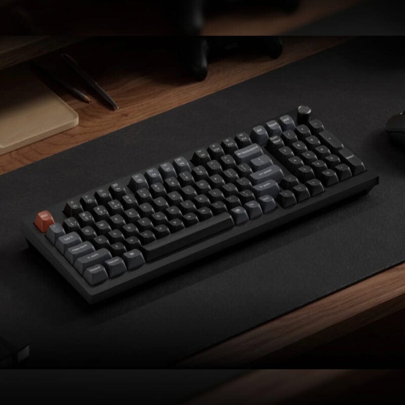 v5u d1 keychron v5 ultra 96 8k red switch hot swap keychron silk pom rgb wireless keyboard black wr 06a.jpg