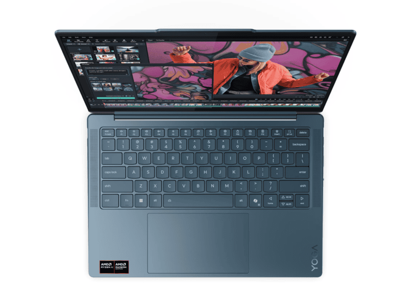 lenovo yoga slim7 / 14akp10 / 14" wuxga 1920x1200 / oled / teal / ryzen ai 7 350 / 32gb lp5x 7467 / 512tb ssd m.2 2242 pcie 4.0x4 nvme / backlit k/b / win11 pro / 3yr on site
