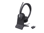 yealink wh64 hybrid dual dect and bluetooth wireless headset, teams certified, includes stand