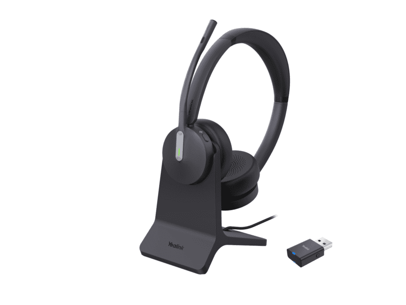 yealink wh64 hybrid dual dect and bluetooth wireless headset, teams certified, includes stand yealink wh64 hybrid dual dect and bluetooth wireless headset, teams certified, includes stand