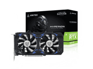 arktek geforce rtx3050, 2304 stream processors, 6gb gddr6 memory, hdmi dp dvi