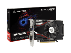 arktek r7 350 2gb gddr5 128bit full size single fan