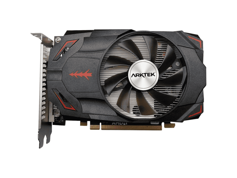 arktek amd radeon rx550 4gb gddr5 128 bit hdmi / dvi / dp graphics card