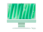 24 inch imac with retina 4.5k display: apple m4 chip with 8‑core cpu and 8‑core gpu, 16gb, 256gb ssd green,model a3247