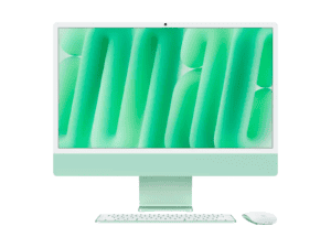 24 inch imac with retina 4.5k display: apple m4 chip with 8‑core cpu and 8‑core gpu, 16gb, 256gb ssd green,model a3247