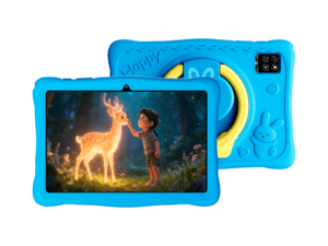 oscal kido 2 wifi 10.1 inch hd ips 800x1280 quad core t310 up to 2.0 ghz ram 4gb rom 64gb cam rear 8mp front 5mp wifi5 bt 5.0 battery 6600mah android 16 bunny blue
