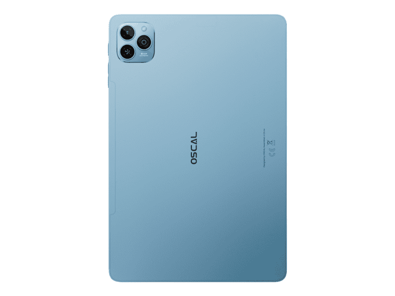 oscal pad 9 lte 10.1 inch hd ips 800x1280 octa core t606 up to 1.6 ghz ram 4gb rom 128gb cam rear 8mp front 5mp 4g lte wifi5 bt 5.0 battery 7700mah android 15 peak blue