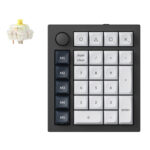 q0m m4 keychron q0 max qmk gateron jupiter banana rgb wireless custom number pad carbon black wr 01a.jpg