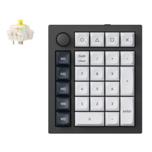 q0m m4 keychron q0 max qmk gateron jupiter banana rgb wireless custom number pad carbon black wr 01a.jpg