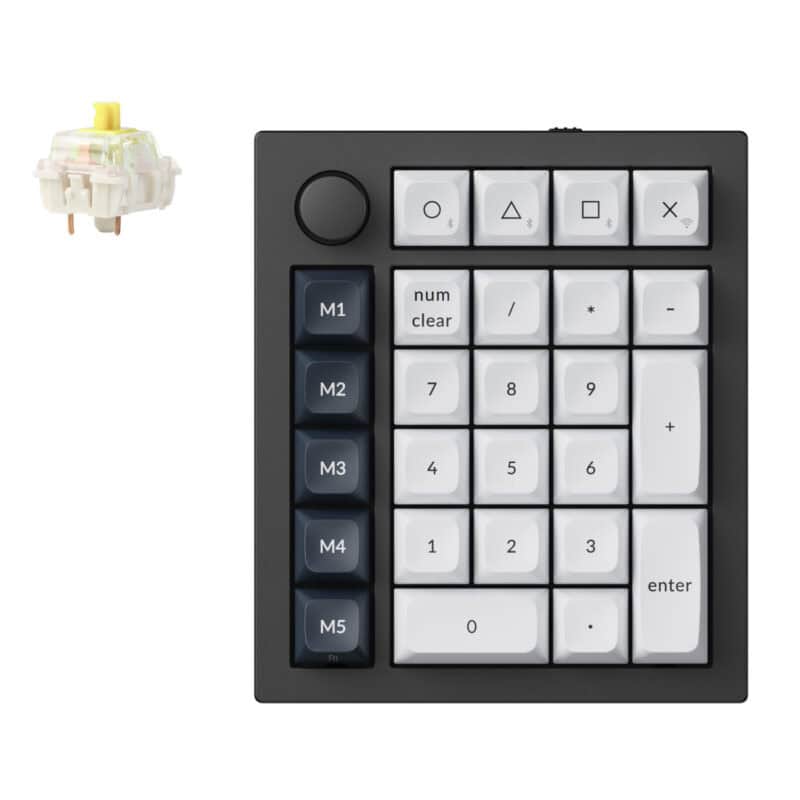 q0m m4 keychron q0 max qmk gateron jupiter banana rgb wireless custom number pad carbon black wr 01a.jpg q0m m4 keychron q0 max qmk gateron jupiter banana rgb wireless custom number pad carbon black wr 01a.jpg