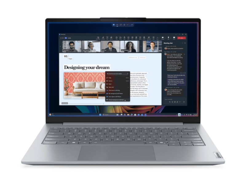 lenovo tb 14 g9 u7 ptl 355 16gb ddr5 512gb ssd m.2 2242 qlc windows 11 pro 64 14.0" wuxga 300nits fhd cam wi fi 7 2x2 6e+bt y fpr 3 cell 45whr 65w usb c 3pin za 3 year carry in