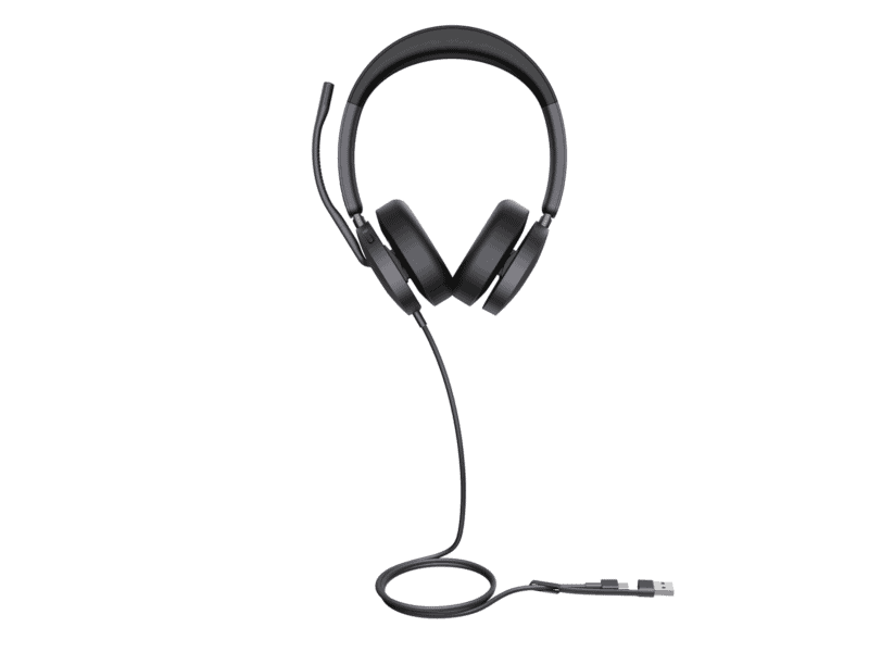 yealink uh48 se dual earpiece headset with usb c/a connection