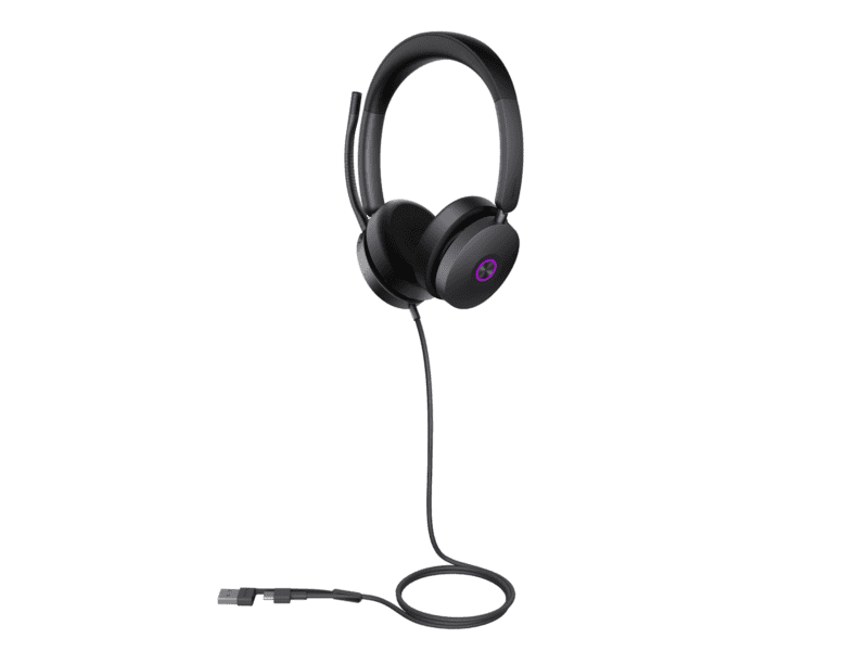 yealink uh48 se dual earpiece headset with usb c/a connection