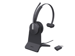 yealink wh64 hybrid mono dect and bluetooth wireless headset, teams certified,