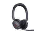 yealink wh68 hybrid dect wireless headset, teams certified, with charging stand