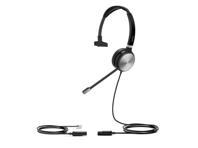 yealink yhs36 e2 mono headset with rj 9 and noise cancelling microphone and leatherette ear cushions