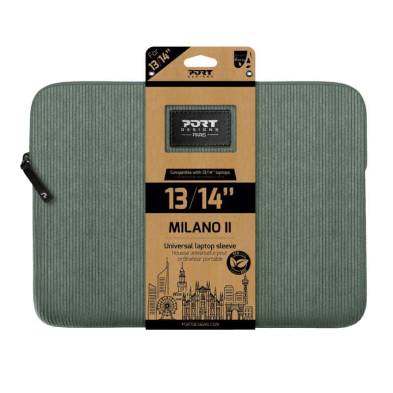 140722 port designs milano ii eco 13 14 inch universal laptop sleeve sage green wr 01a.jpg 140722 port designs milano ii eco 13 14 inch universal laptop sleeve sage green wr 01a.jpg