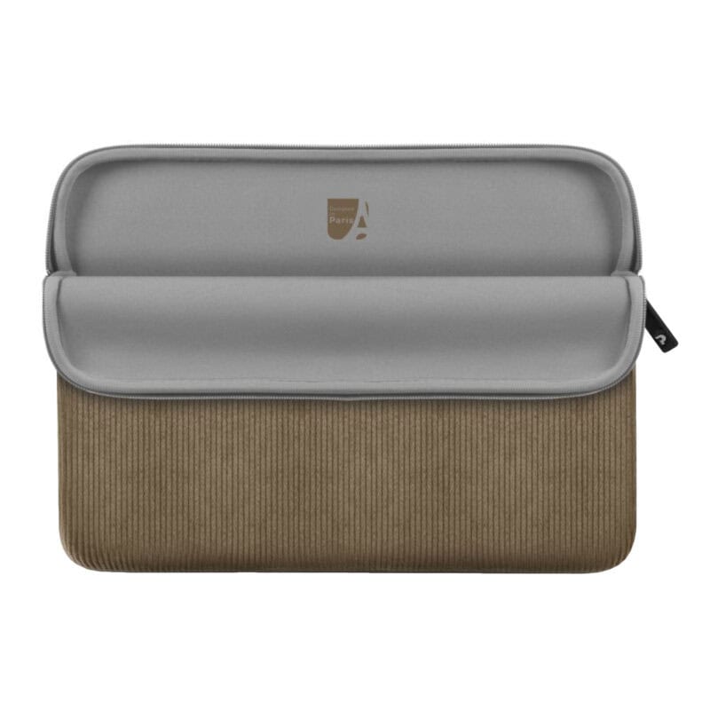 140723 port designs milano ii eco 13 14 inch universal laptop sleeve desert brown wr 03a.jpg
